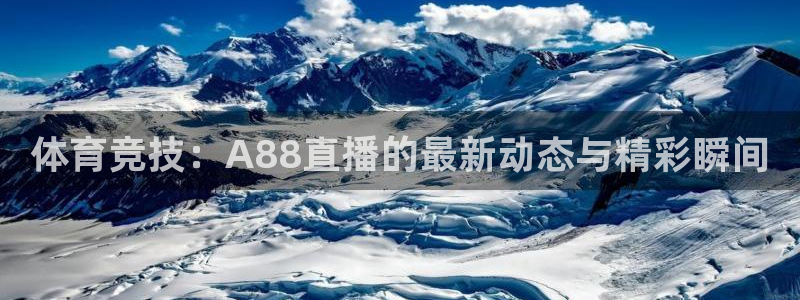 体育竞技：A88直播的最新动态与精彩瞬间